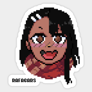 Cute Pixel Nagatoro Sticker